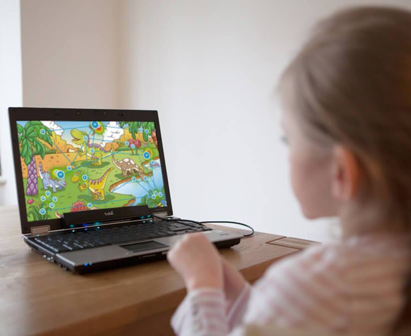 Tobii Dynavox Gaze Viewer所记录的图像中的热点图