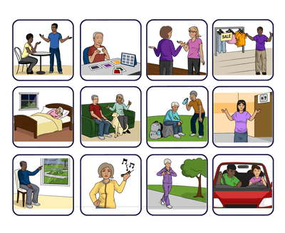 Tobii Dynavox 的 In Context PCS 示例