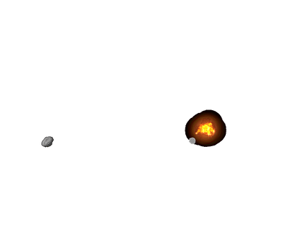 带有Asteroids游戏的Magic Eye FX软件的屏幕截图