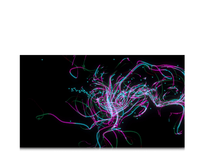 带有Color Trails游戏的Magic Eye FX软件的屏幕截图